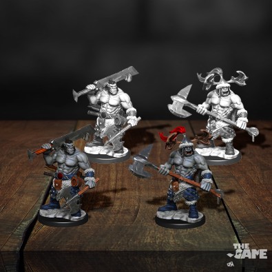 D&D Frameworks: Orc Barbarian Male