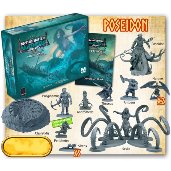 Mythic Battles: Pantheon - Poseidon - EN/FR